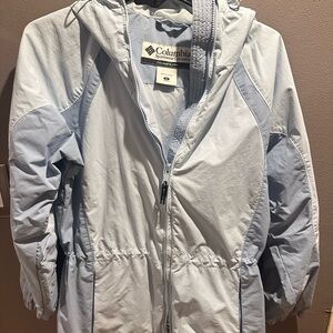 Columbia Sky Blue Women's Jacket Windbreaker Medium